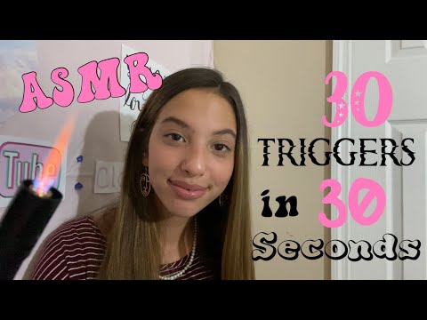ASMR - 30 Triggers in 30 Seconds