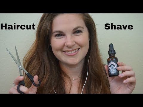 [ASMR] Haircut and Shave Roleplay ❤