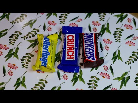 Snickers, Butterfinger & Crunch ASMR Eating Sounds