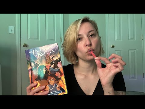 ASMR | Let’s Read a Book Until You Fall Asleep While Eating Gummy Worms - Legend of Korra
