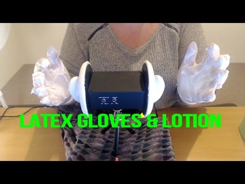 ASMR | Latex Gloves / Lotion / Hand sounds - 3DIO, Binaural (NO TALKING)