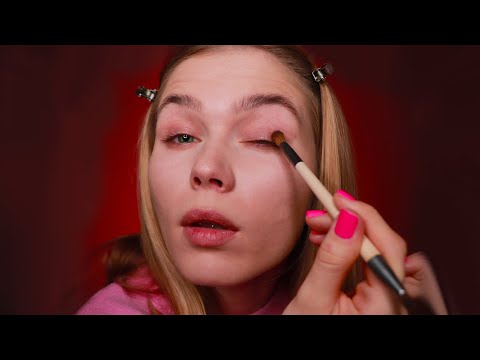 [ASMR] You are My Mirror. Pre-filming Routine (Makeup & Hair brushing)