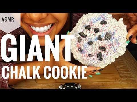 ASMR CHALK COOKIE PART 1 | Crunchy | NO TALKING (Subscriber Request) [TINGLES]