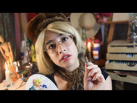 [ASMR] 1800s French Artist Paints You~