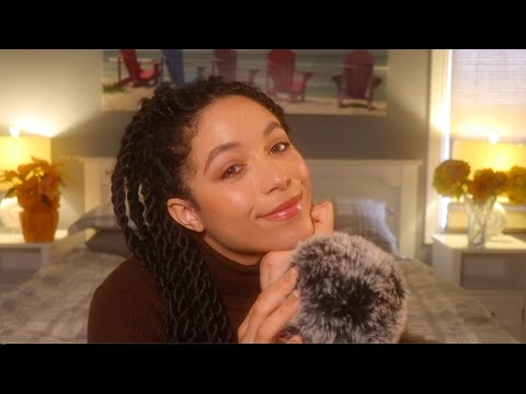 ASMR Gentle Mic Scratching w/ Two Mic Covers | Close Whispers, Fluffy Mic, Visible Scratching