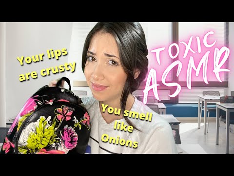 ASMR Toxic Friend helps you cheat on test & fixes you up ~ REQUESTED Role Play