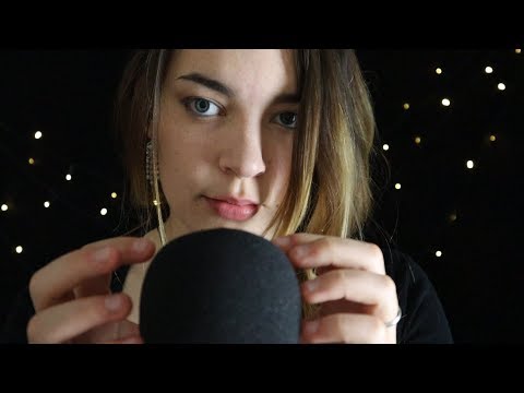 ASMR Intense Microphone Scratching! Close whispers and Ear Brushing [Binaural]