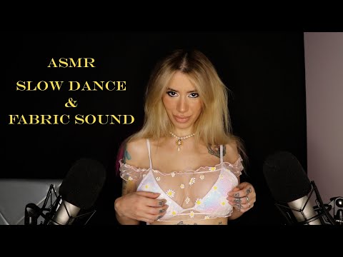 ASMR SEXY SLOW DANCE & FABRIC SOUNDS