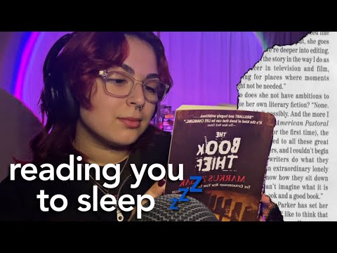 ASMR | reading you to sleep (clicky whisper) -- the book thief