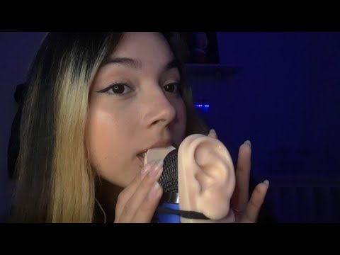 Intense ear eating w blue yeti | Sayu ASMR