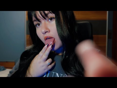 SPIT PAINTING ❤️ ASMR // MOUTH SOUNDS, HAND MOVEMENTS, PERSONAL ATTENTION, CHAOTIC INSTENSE TINGLES+
