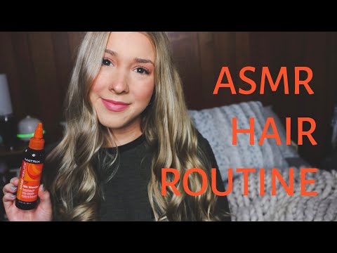 ASMR Hair Routine for Smooth & Shiny Hair