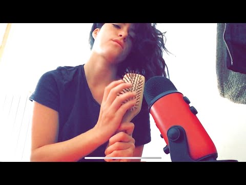 Brushing my hair (my favorite brushes for my curly hair)