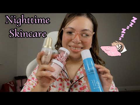 ASMR| Doing your nighttime skincare- personal attention, hand sounds & whispering 😴