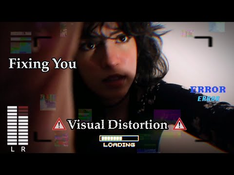 ASMR Fixing You 🔧🤖 ⌨️  ⚠Warning : This video has Visual Distortion ⚠ With layered sounds