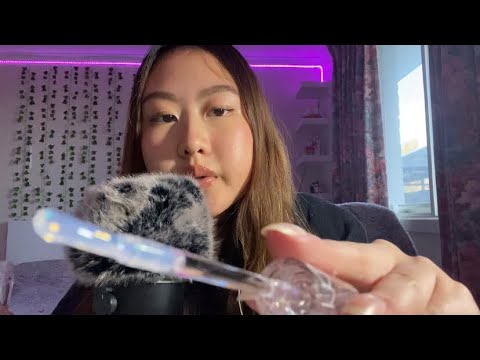 ASMR doing your makeup in 1 minute (fast & agressive)