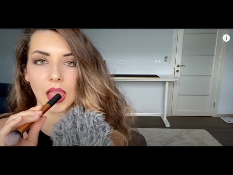 ASMR MOUTH SOUNDS, KISSES, licking 🥳 + hand sounds, movement 4k Actor!