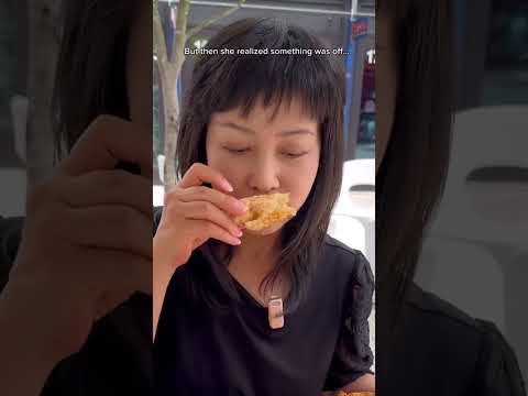 ASIAN MOM TRYING CHICHARRON FOR THE FIRST TIME GONE WRONG #shorts #viral #mukbang