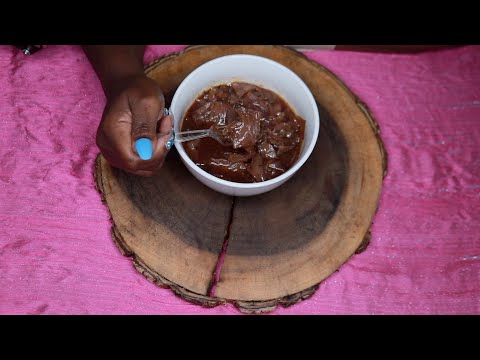 Purple Cabbage Soup ASMR Eating Sounds