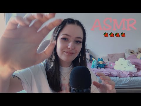 ASMR Relaxing Invisible Scratching + Tongue Clicking 🍓