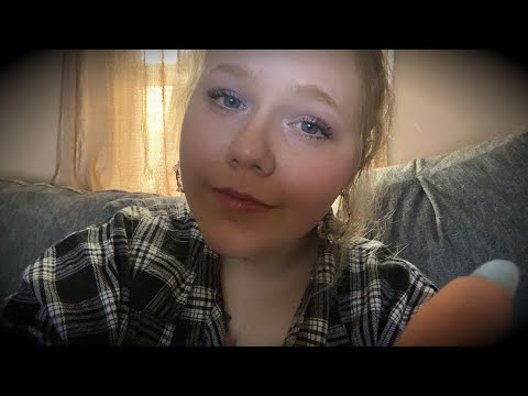 ASMR doing your soft makeup look  roleplay ~ whispers, upclose, face touching, tingle inducing❤️💄✨