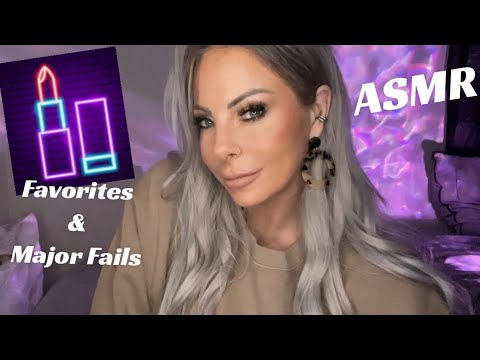 ASMR Whispering • Favs & MAJOR Fails Beauty Products & More • ASMR Tapping • Lo-Fi Style Show & Tell