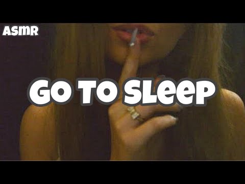 Go To Sleep ASMR (Whispering, Shushing, Soft Kisses, Hand Movements, Up-Close Attention)