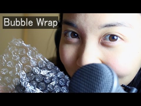 ASMR Popping Bubble Wrap (Playing with plastic sounds)