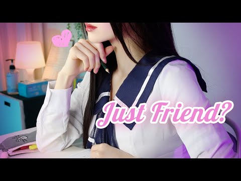 ASMR(Sub) Your Female Friend and You Have A Thing🙈 Crush On you / Hand Cream, Whispering, Writing