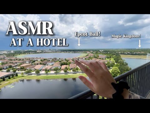 ASMR | Lofi Trigger Assortment Around A Hotel 🌴 tapping, air tracing, water, etc
