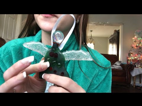 ASMR Tingly Relaxing Tapping On Christmas Items Pt. 2 🎅🏽⛄️🌬🎄🎁