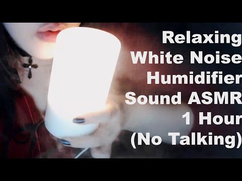 No Talking ASMR Relaxing White Noise Humidifier Sound 1 Hour 말없이 가습기소리 백색소음