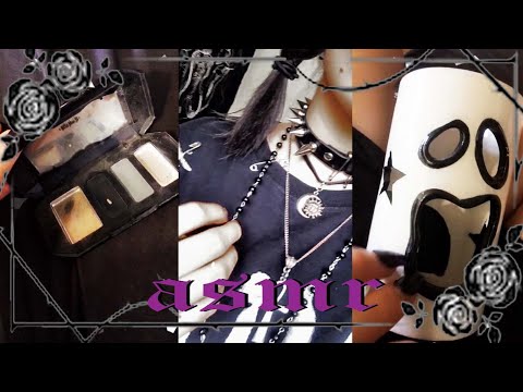 ASMR ✨ Story Style (Inspired by Rach ASMR) 💖| Close Up Trigger Assortment, Goth Room Tour, Tapping 🖤