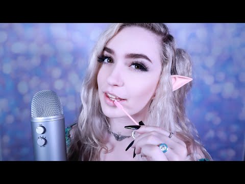 spoolie nibbles/nibbling, mouth sounds, & brushing + personal attention *:･ﾟ✧ASMR (w/ blue yeti mic)