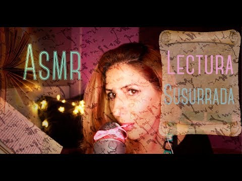 ASMR -Lectura Susurrada, sonidos inaudibles, intense whispering mouth sounds. En español
