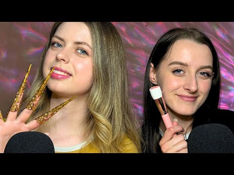 [ASMR] 🥰 My Sister Tries ASMR For The First Time | Mic Scratching, Tapping, Sleepy Triggers