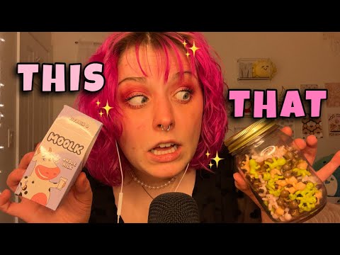 ASMR This or That? 🤔 Tapping, Scratching, Mouth Sounds, The Ultimate Trigger Assorment 💗✨