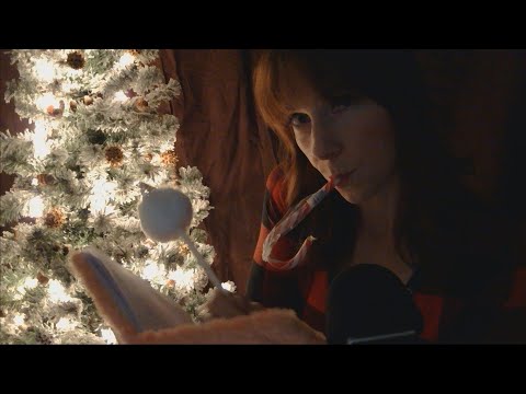 ASMR eating and sipping holiday treats while I draw you