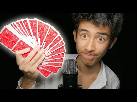 ASMR but i fool 99.99% of you with card tricks