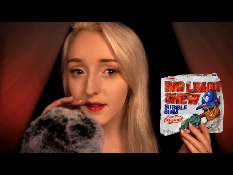ASMR Close Whispers & Gum Chewing | Mouth Sounds