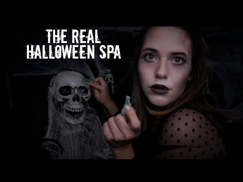 ASMR Welcome to the REAL 🎃 HALLOWEEN SPA  🎃 Spooky Role-play in German/Deutsch