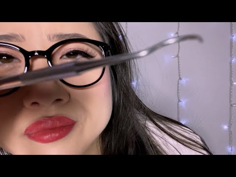 ASMR - Rude Asian Dentist Cleans Your Teeth (Inaudible, Plucking, Lens Triggers)