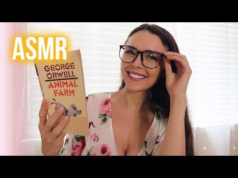 ASMR // Tingles Librarian Roleplay (writing, page turning, tapping, hand movements - soft spoken)