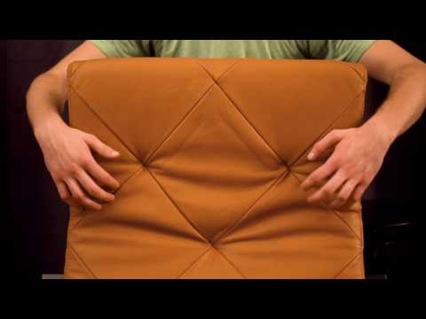 ASMR - Tapping and scratching on leather chair