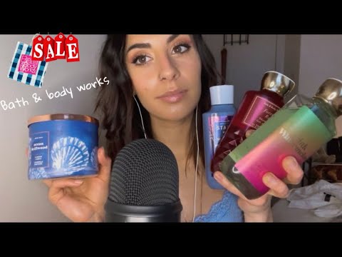 ASMR | Bath & Body Works HAUL 🛍 lotion sounds, tapping, close whispering