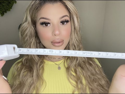 ASMR Measuring Your Face (Fast, Personal Attention)