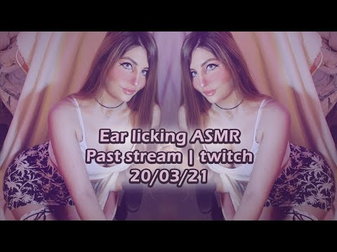Earlicking ASMR ⭐️ Twitch.tv/RhinoSpiritX Past stream 20/03/2021