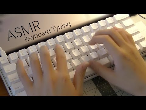ASMR Typing on Mechanical Keyboard w/Brown Switch | Varied Speed and Rhythms