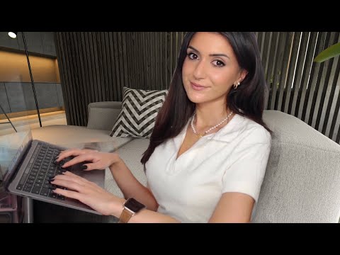 Setting up your dating profile ASMR personal questions & keyboard typing