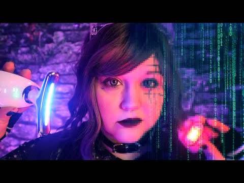 Cyberpunk ASMR 🤖 Ripperdoc Fixes Your ₲Ⱡł₮₵ⱧɎ Robotic Eye (Trippy Soft Spoken ASMR Sci Fi Roleplay)